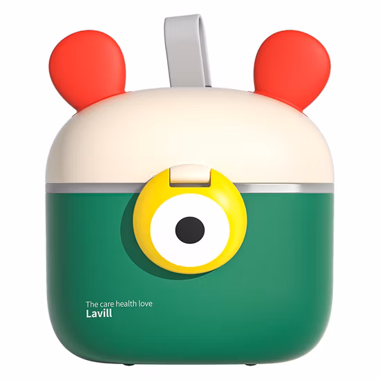 보관 파우더용 개인 관리 키트 베이비 파우더 퍼프 박스