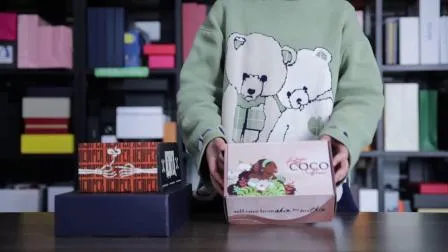 중국 제조자 금 뜨거운 각인 및 돋을새김 로고를 가진 아기 성숙한 건강 관리 제품을 위한 호화스러운 관례에 의하여 인쇄되는 마분지 종이 선물 포장 판지 상자